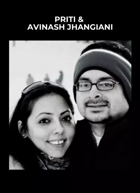 Priti and Avinash Jhangiani